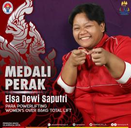 Multi Event Asean Para games XII Cambodia Elsa Bawa Pulang 2 medali Perak